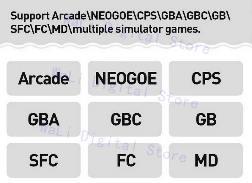 Новая портативная игровая консоль 4,3 дюйма, 64 бит, 40 ГБ, портативная игровая консоль, встроенная в 6000 игр для аркадных игр gba snes nes gbc smd