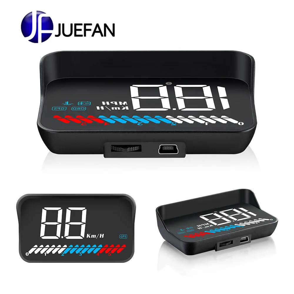 

High-brightness LED color screen display HUD head-up display GPS speed display OBD2 fault code elimination Automotive diagnostic