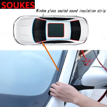 

Car Soundproof Seal Window Windshild Strip Sticker For Mini Cooper Chevrolet Cruze Aveo Lacetti Seat Ibiza Mazda 3 6 CX-5 CX 3 5