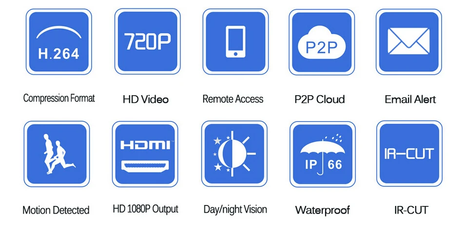 AHCVBIVN 4CH 1080N HDMI видеорегистратор 720P HD Крытый Открытый безопасности камера системы 4 канала видеонаблюдения DVR комплект AHD комплект