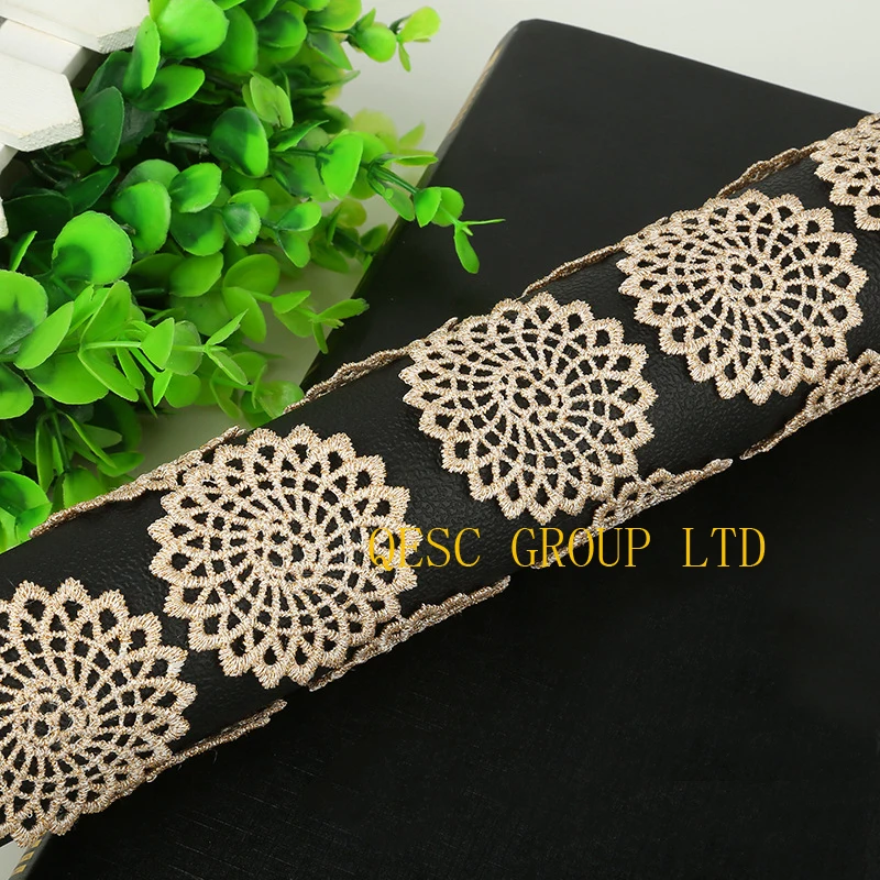 5cm Lace ribbon Net flower ribbon for bridal fascinator bras hair