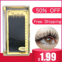 12 рядов искусственной норки Индивидуальные ресницы профессионалы мягкие норковые ресницы для наращивания