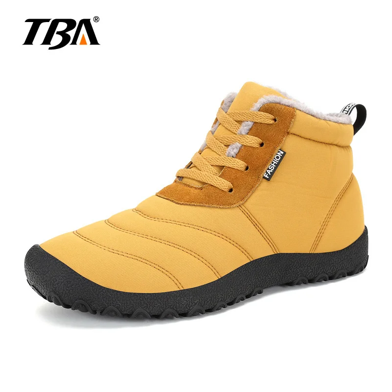 

2019 New Brand Winter Fur Warm Snow Boots Men Shoes Male Adult Couples Casual Ankle Rubber Non Slip Lovers Boot Big size 36-46