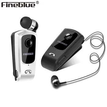 

Fineblue F920 Wireless Bluetooth neck clip telescopic business Earphone Vibration Alert Wear Stereo Sport Auriculares for iphone