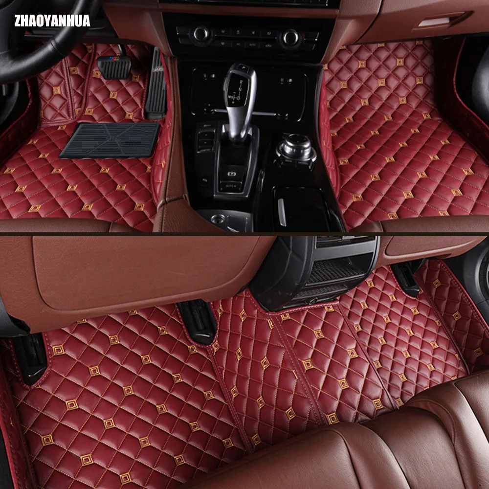 Custom fit car floor mats for Toyota Corolla Camry Prado RAV4 6D heavy