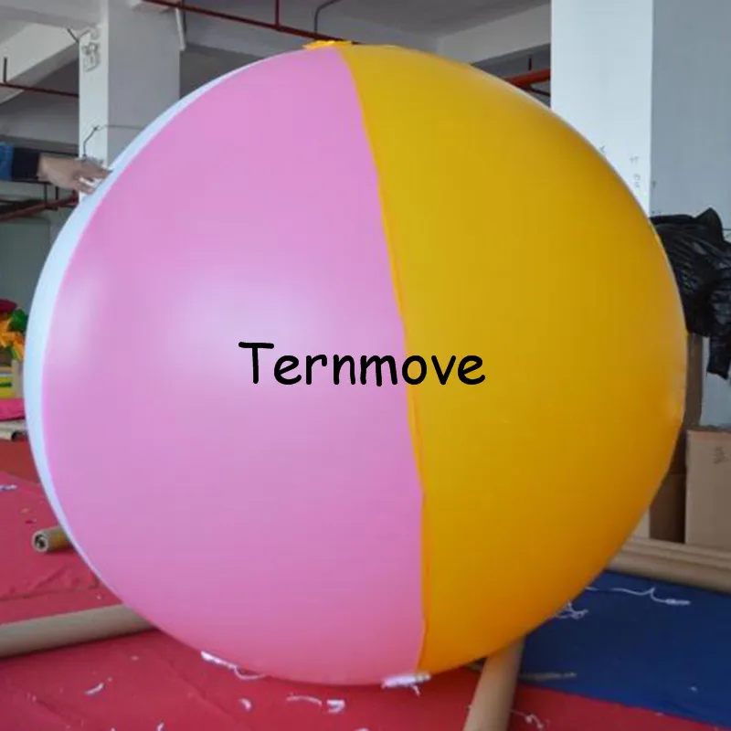 colorful PVC advertising balloons,inflatable helium balls 2m diameter Advertisement Multicolor Ball helium sphere balloon