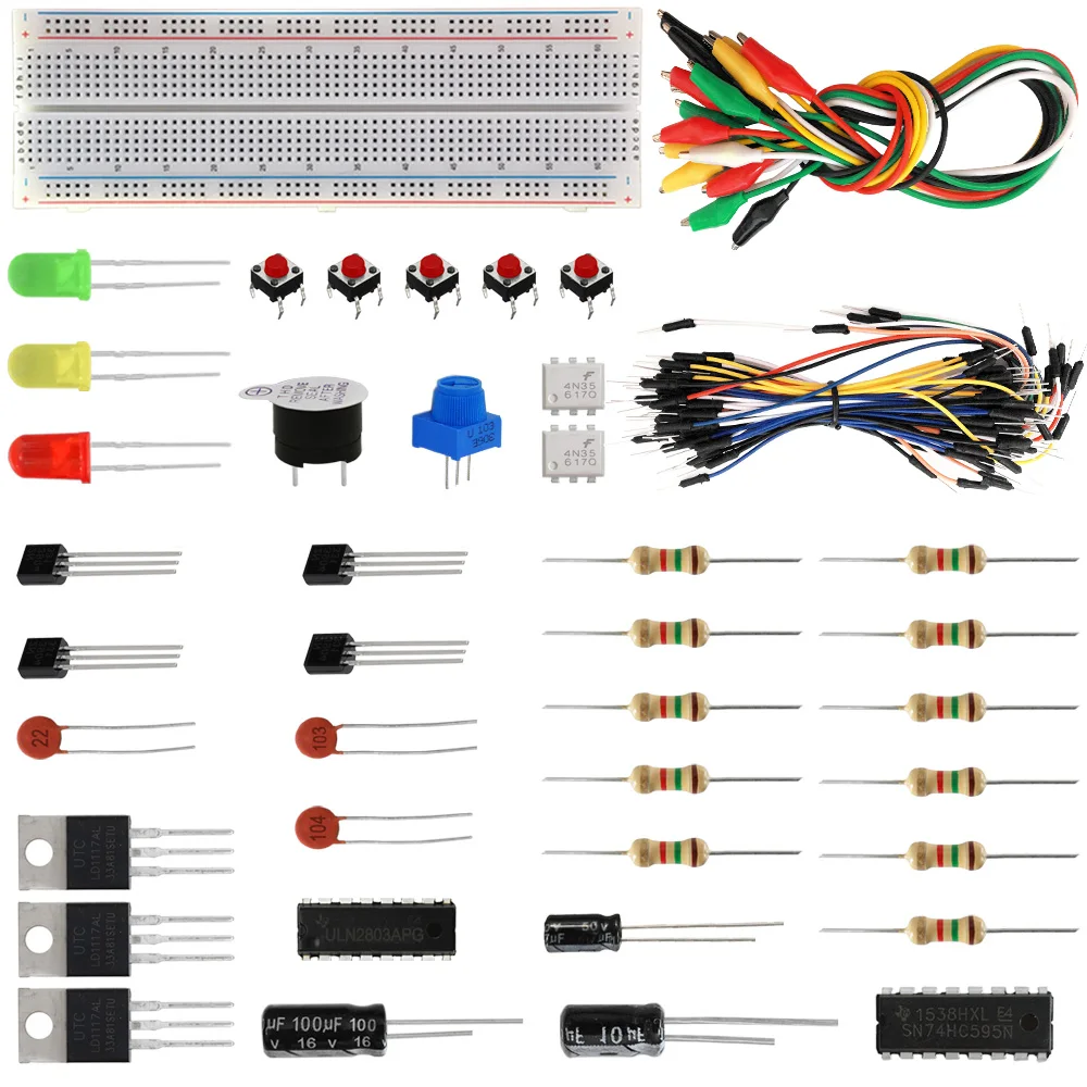 

Keyes Basic Component Kit 501D for Arduino Electronic Hobbyists
