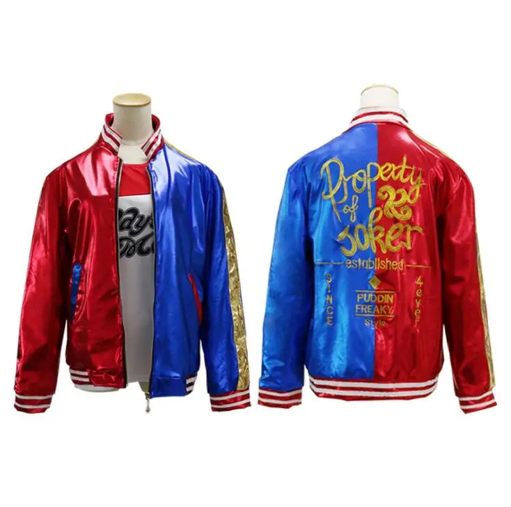 Deluxe Harley Quinn Jacket Property of Joker Embroidery Jacket Suicide