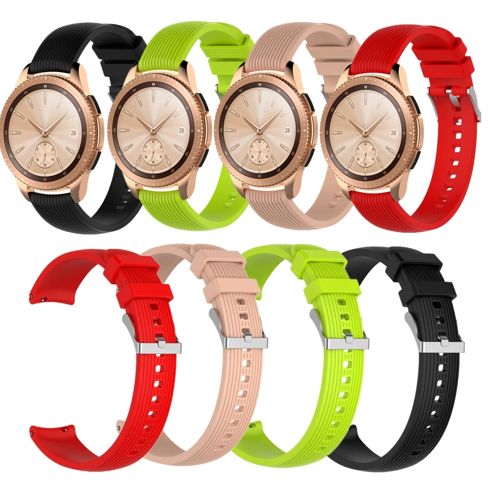 20mm Silicone Wrist Band Strap for Samsung Galaxy Watch 42mm SM R810 SM