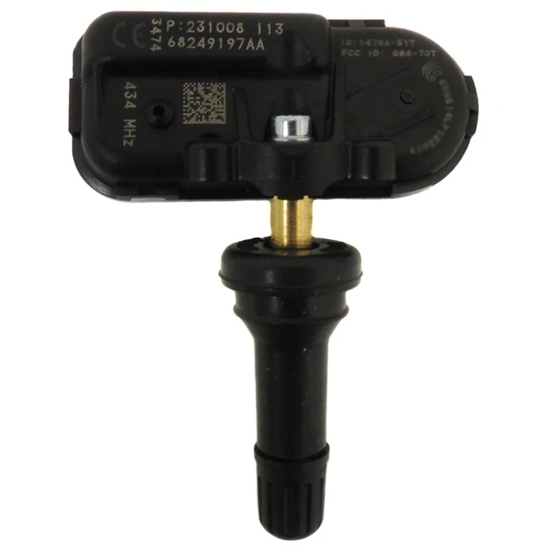 

4Pcs 68249197Aa 68239720Aa Tpms Tire Pressure Monitoring Sensors 434Mhz For 2014-2018 Jeep Cherokee Ram 1500 2500