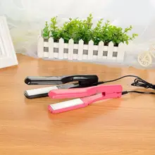 Портативный электрический выпрямитель для волос PTC нагревательные пластины плоское железо выпрямление волос стайлер Быстрый DIY выпрямление прическа