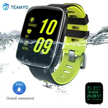 Teamyo GV68 смарт-браслет Водонепроницаемый IP68 Носимых устройств умный Браслет пульсометр фитнес-часы для iPhone Android