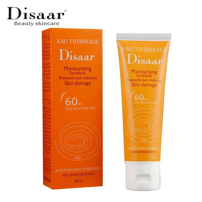 Disaar Moisturizing Sunblock SPF 60++ Waterproof Sunscreen Creams Prevents Sun-induced...