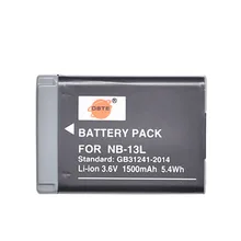 DSTE NB-13L Rechargeable Battery for Canon G7X G9X G5X G7X Mark II G9X Mark II SX620HS SX720HS SX730HS Camera