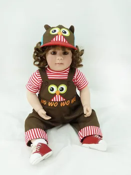 

High-end vinyl silicone reborn baby dolls accompany lifelike princess toddler doll kid popular christmas new year boutique gifts