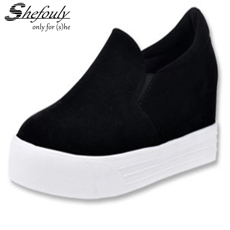 

2017 New Spring Inner Increased Shallow Loafers,Casual Fur Solid Round Toe Flat Platform Shoes,Girl's Fashion Fur Shoes