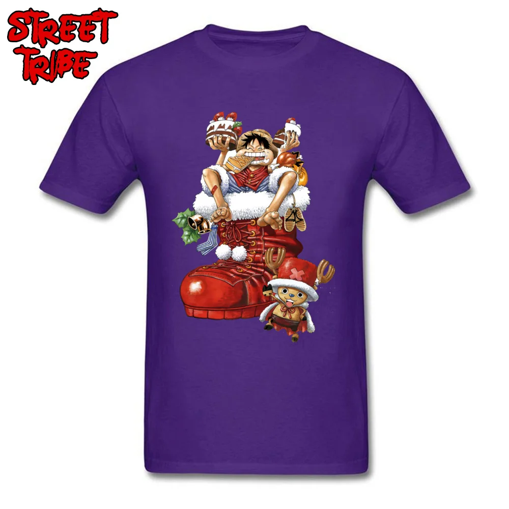 3D Printed Prevalent Short Sleeve Casual T-Shirt 100% Cotton Fabric Round Collar Student Tops Tees Tops & Tees Father Day tony chopper monkey d luffy roronoa zoro one one piece purple