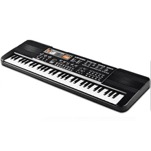 Для детей letric пианино многофункциональный музыкальный Instrumen 61 клавиша музыка электронная клавиатура детский подарок с микрофоном KB06