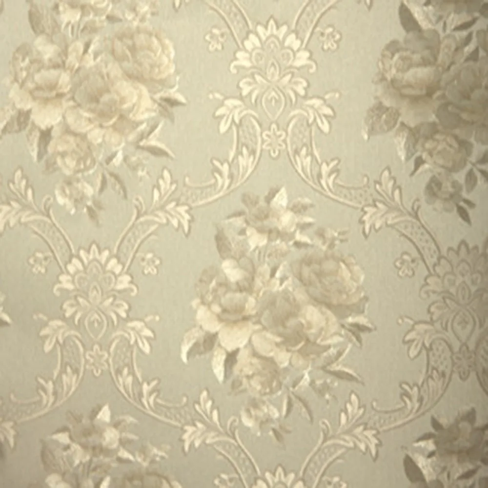 FT 150204 European Vintage Luxury Damask Wall paper PVC Embossed font b Textured b font font