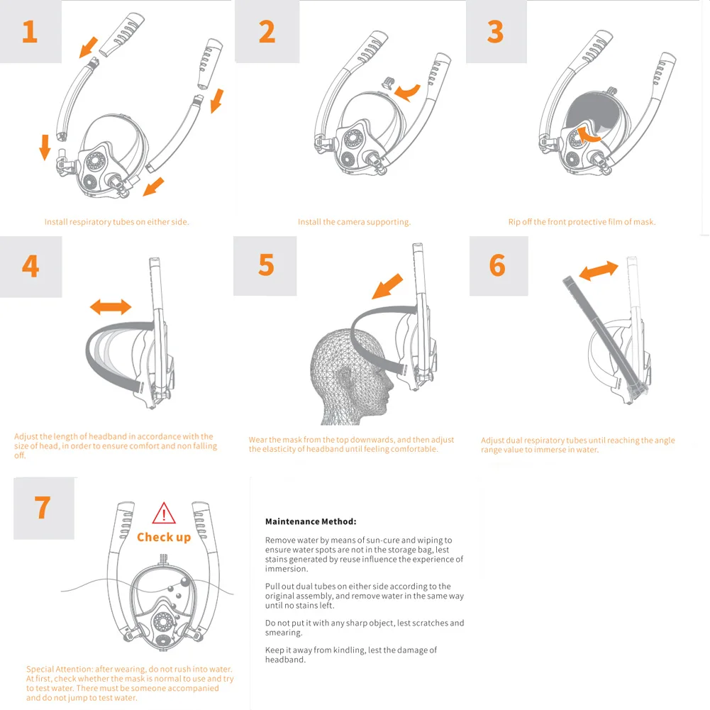 Водная Спортивная двойная трубка, маска для дайвинга, плавники для взрослых, набор для подводного плавания, оборудование для плавания, плавники, флиппер, маска для подводного плавания, маска для всего лица