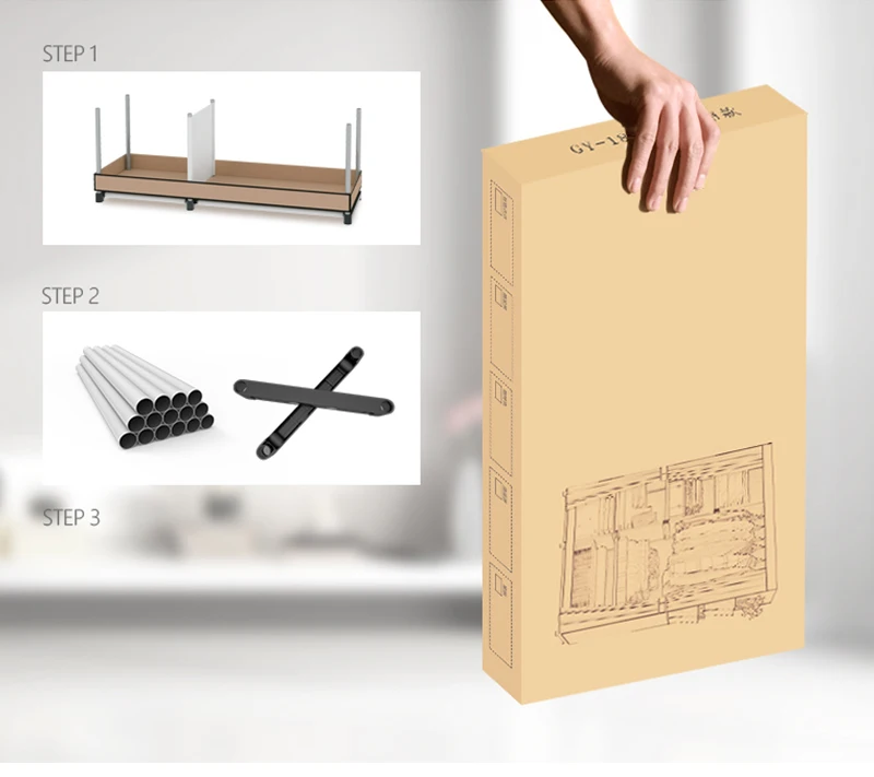 DIY нетканый складной портативный для хранения простой шкаф ткань шкаф сборка рама современный для хранения шкаф мебель