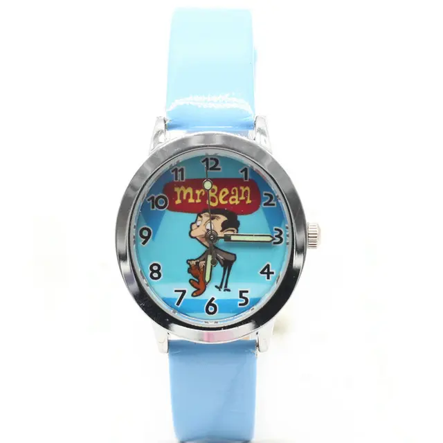 2018 new 1pcs kids leather watches children cartoon mr bean watch Clock boys Hou 2018 new 1pcs kids leather watches children cartoon mr bean watch Clock boys Hou