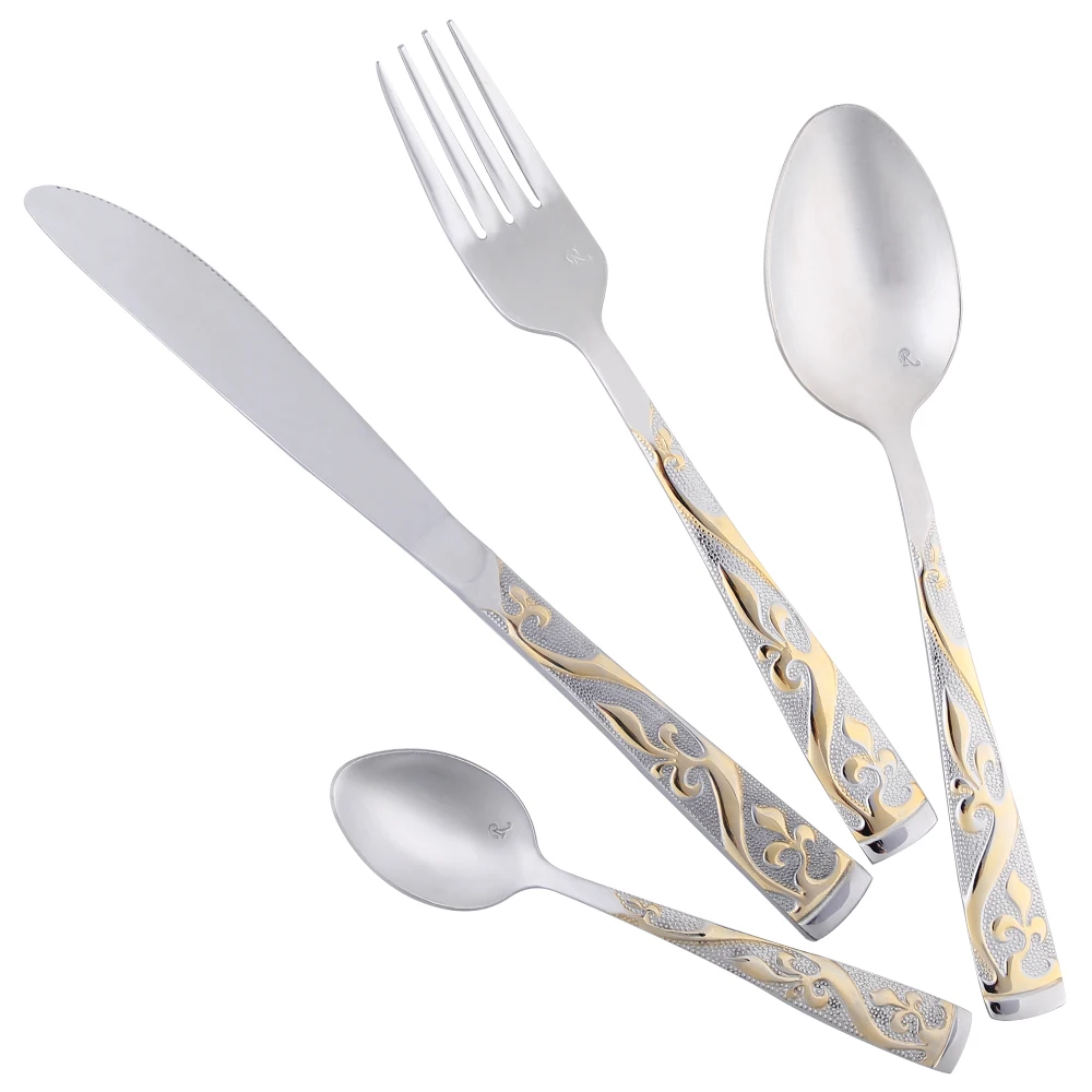 Online Buy Wholesale gold plated flatware from China gold plated flatware Wholesalers