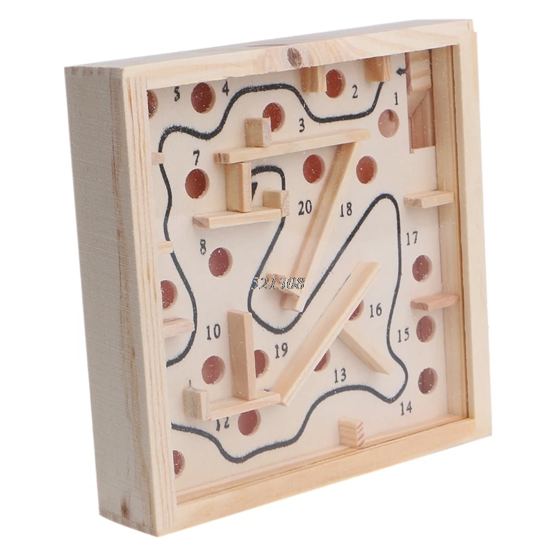2017 Children Baby Kids Wooden Maze Toy Intellectual Development Toys