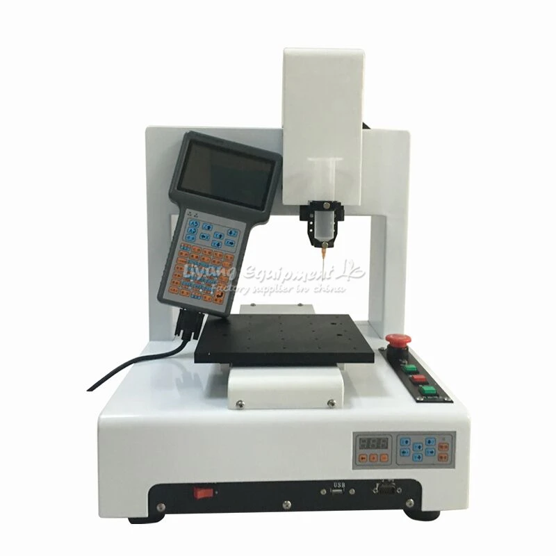 

LY 221A mobile frame automatic glue dispenser 3 axis with handwheel