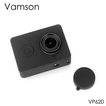 

Vamson For Xiaomi for Yi Accessories Dust-proof Silicone Protective case + Lens cap For Xiaomi for Yi Sport Action Camera VP620