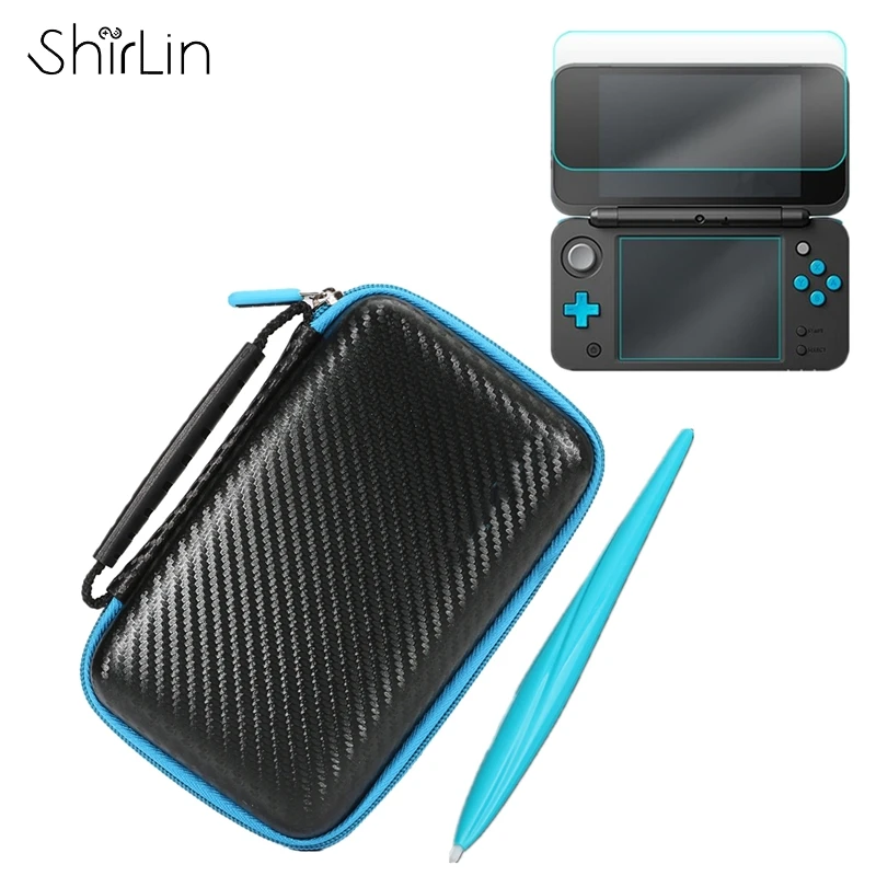

3 In 1 Game Accessories Set For New 2DS LL With EVA Carrying Case Bag + Screen Protector + Stylus Set For Nintendo New 2DS XL/LL