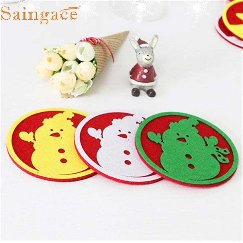 

Zero Christmas Coffee Table New water Coaster Insulation Pad Coaster Doily E