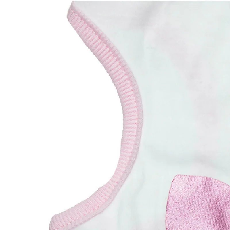 Hoomall модный розовый жилет-одежда для собак, футболки c бантиком для маленьких собак, мягкий хлопок, котенок, щенок, Тедди, аксессуары для домашних животных