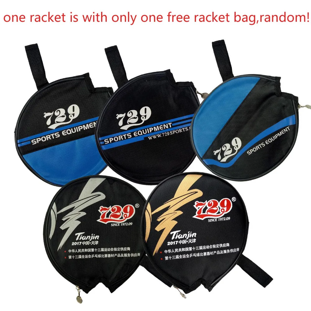 RITC 729 الصداقة 2060 # بالنقاط ، في تنس طاولة مضرب مع حالة ل بينغبونغ Shakehand مقبض طويل FL