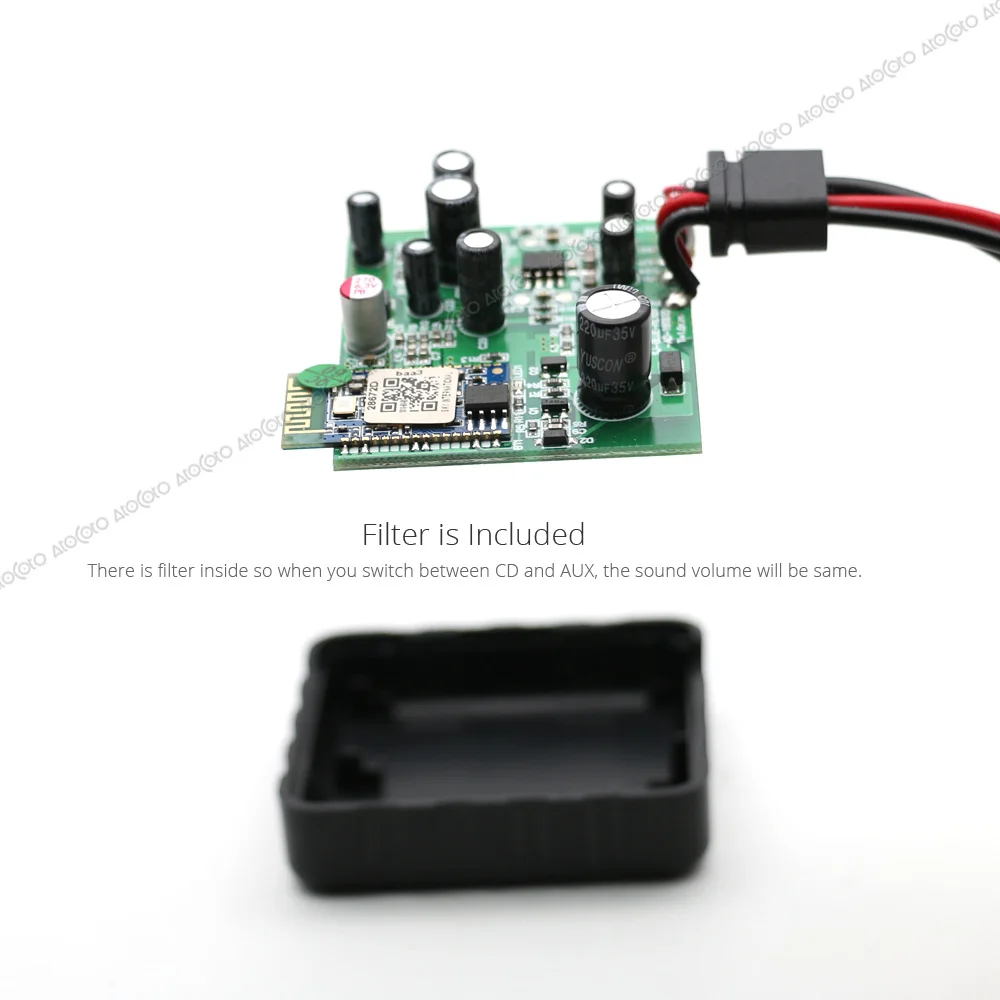 Автомобильный Bluetooth Aux адаптер с 3 контактным фильтром для BMW E39 E46 E53 X5 радио стерео
