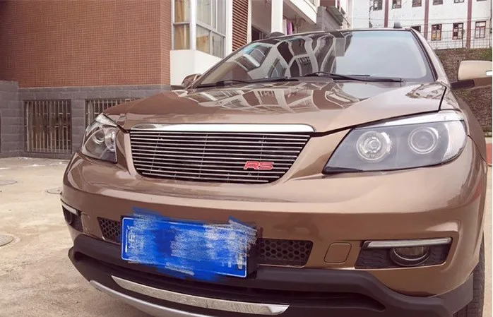 Подходит для BYD S6 2011 2014 Автомобильный передний бампер сетчатая решетка Вокруг