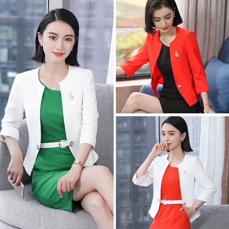 plus size dress with blazer