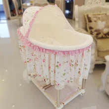 Электрический детская кроватка кровать многофункциональный автоматический детские кроватки rollaround Смарт BB кровать детская шейкер