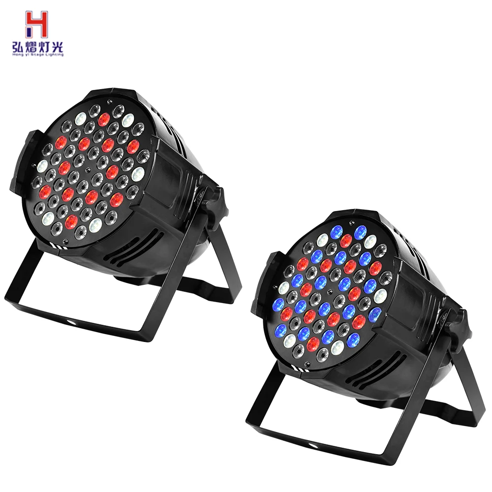 

DJ stage light Par led 54x3W RGBW wash strobe lighting effect professional dj controller(2pcs/lot)