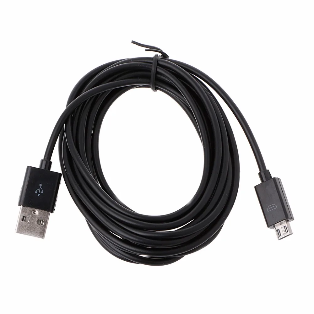 1 шт. длинный зарядный кабель Micro USB 3 метра для контроллеров PS4 Xbox One черный/белый|usb