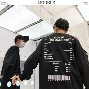 

LEGIBLE Bts Men Hoodies Funny Print Oversized Sweatshirt Man Casual Hip Hop Streetwear Hoodie Male Ins Style Clothing