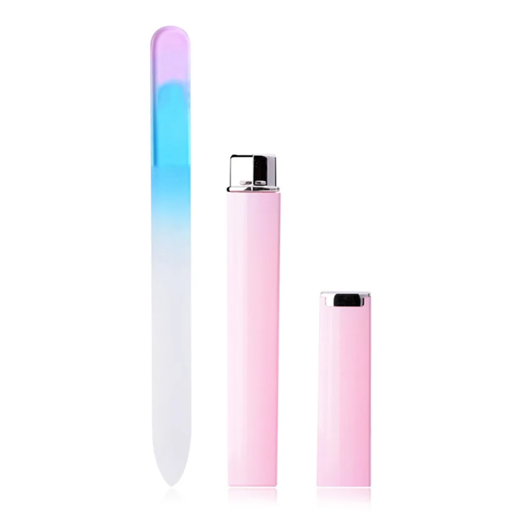 Professional Crystal Glass Nail Files Buffer Manicure Sanding Block Device Pedicure Art Decorations Tool #288169 | Красота и здоровье