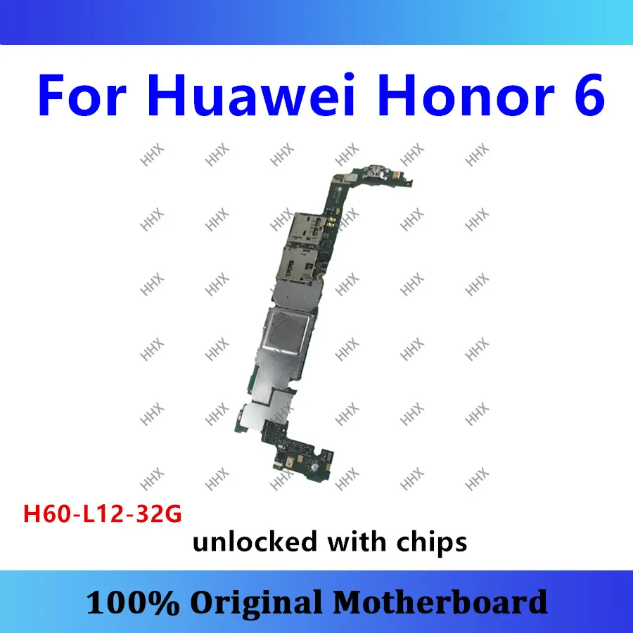 Для huawei honor 6 материнская плата H60-L02-16G H60-L04-16G H60-L12-32G разблокирована тестирование материнской платы для honor 6 лоджик борд - Цвет: H60-L12-32G