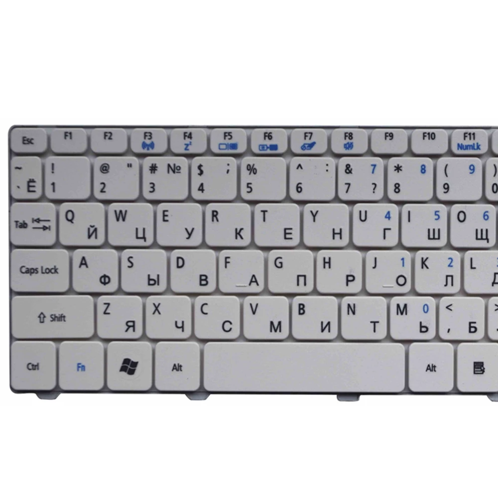 Фото Новая клавиатура GZEELE RU для ноутбука Acer eMachines 350 355 EM350 EM355 D271, сменные клавиатуры №2
