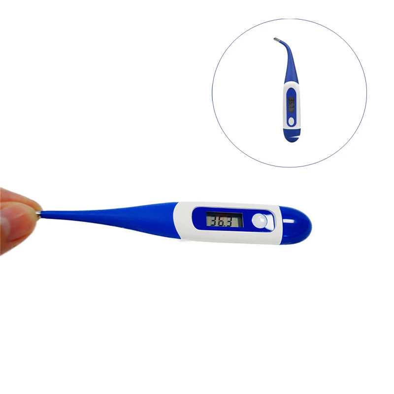 

Soft Head Electronic LCD Thermometer Digital Baby Adult Medical Thermometre Body Fever Temperature Measuring Health Care Tool
