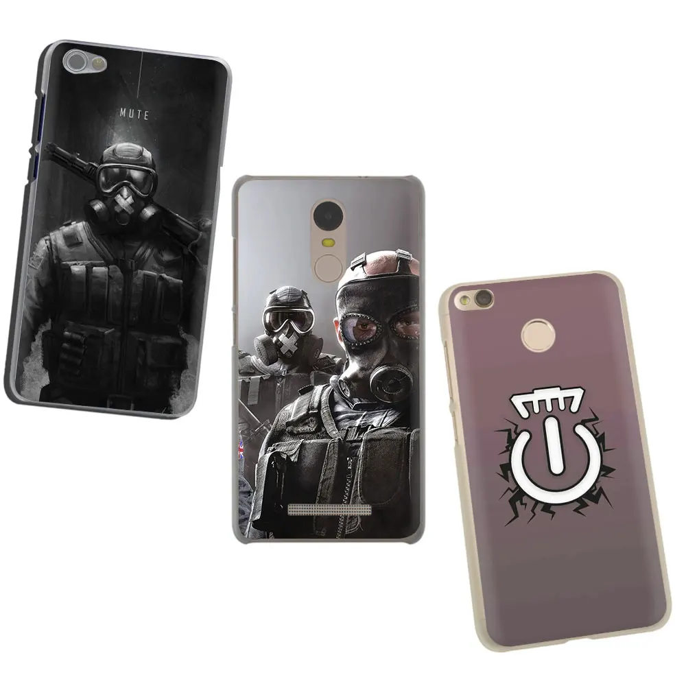Жесткий чехол для телефона rainbow six siege Xiaomi Redmi K20 7A 8A 6A 4A Note 8 7 6 5 4 Plus Pro 4X|Бамперы| |