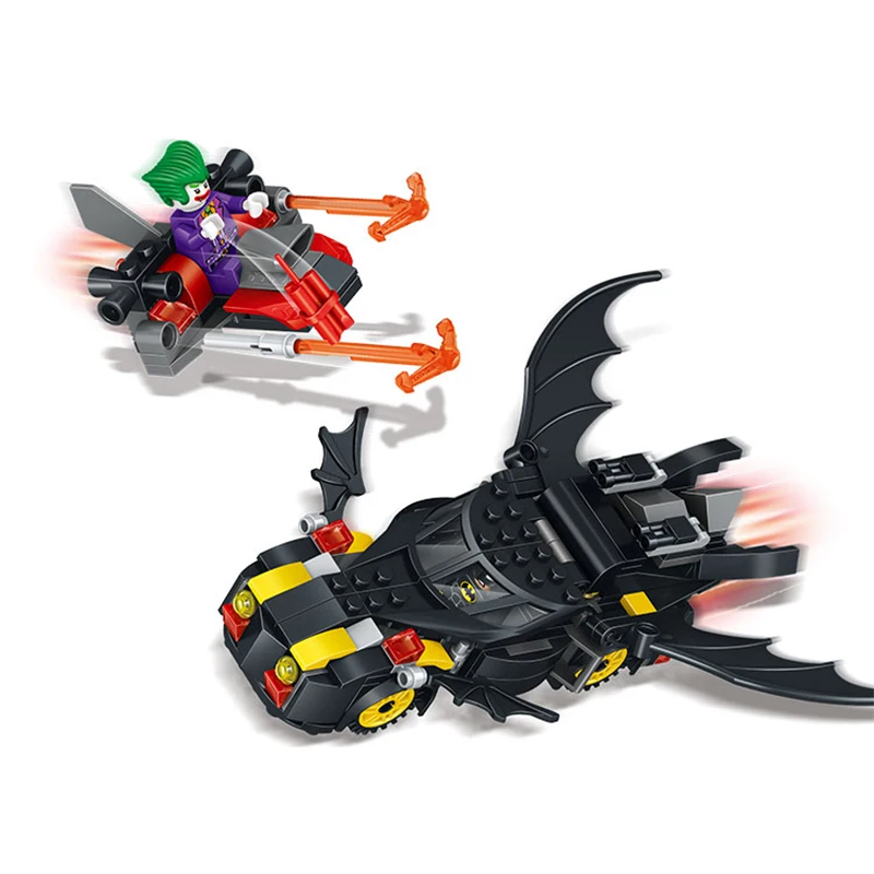 

Legoing Batman Movie The Joker's Provocation Batmobile Battle Bricks Blocks Toys For Children Compatible LEGOings Super Heroes