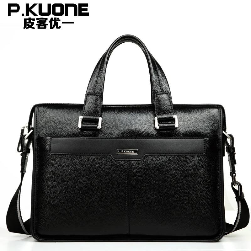 Buy Business Men Luxury Shoulder bags GENUINE Leather