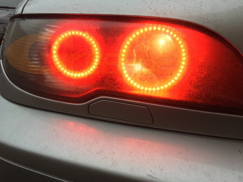 Для BMW 3 серии E46 Кабриолет купе кабрио 2004 2005 2006 LCI RF Bluetooth контроллер многоцветный RGB комплект светодиодов «глаза ангела»