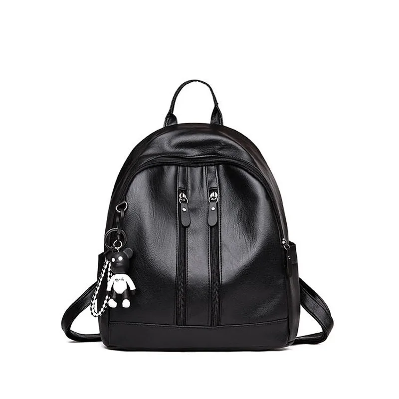 

2019 New Fashion Backpack Women Pu Leather Female Backpacks Teenager School Bags Mochila Feminina Rucksack Mochilas Mujer
